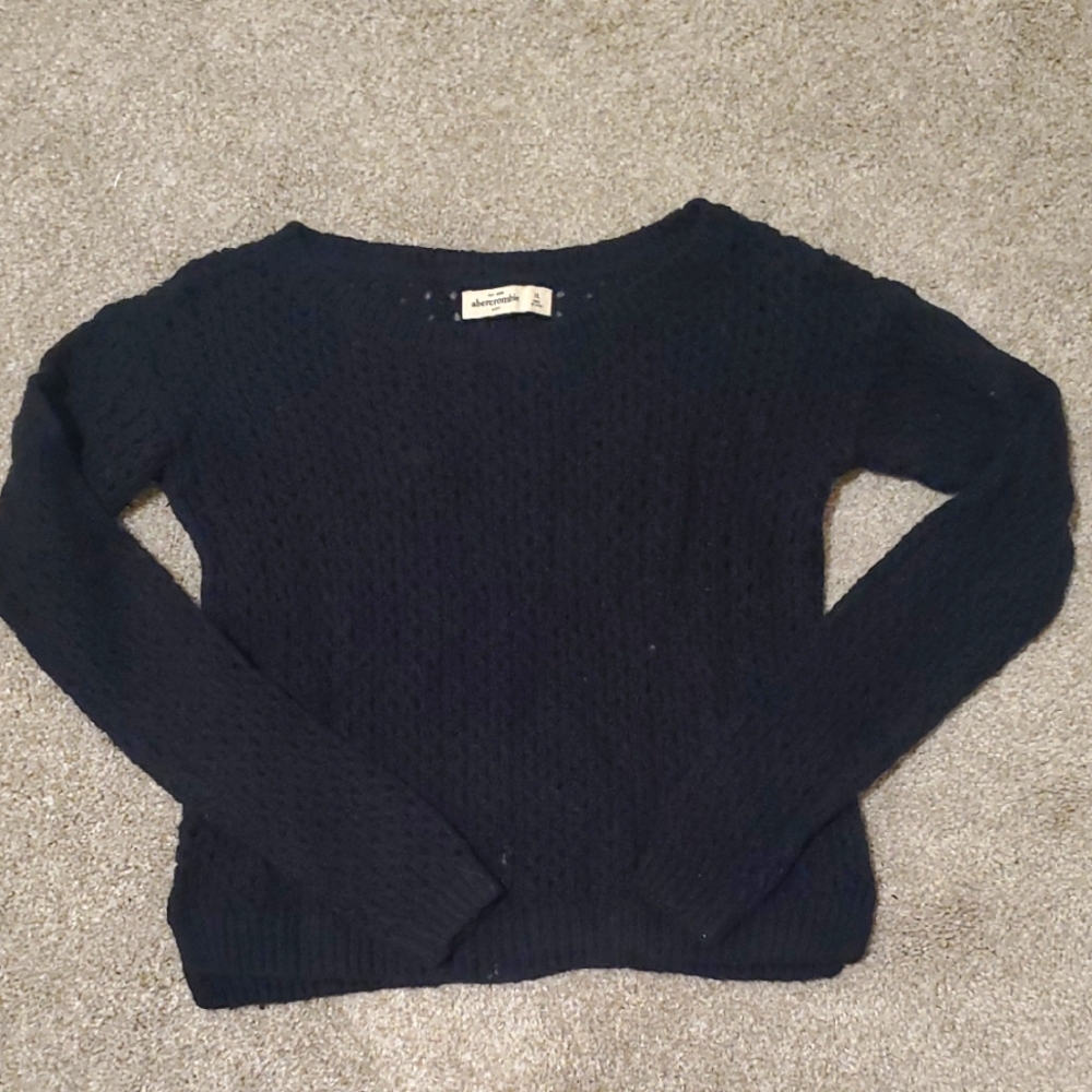 Abercrombie Navy Knit